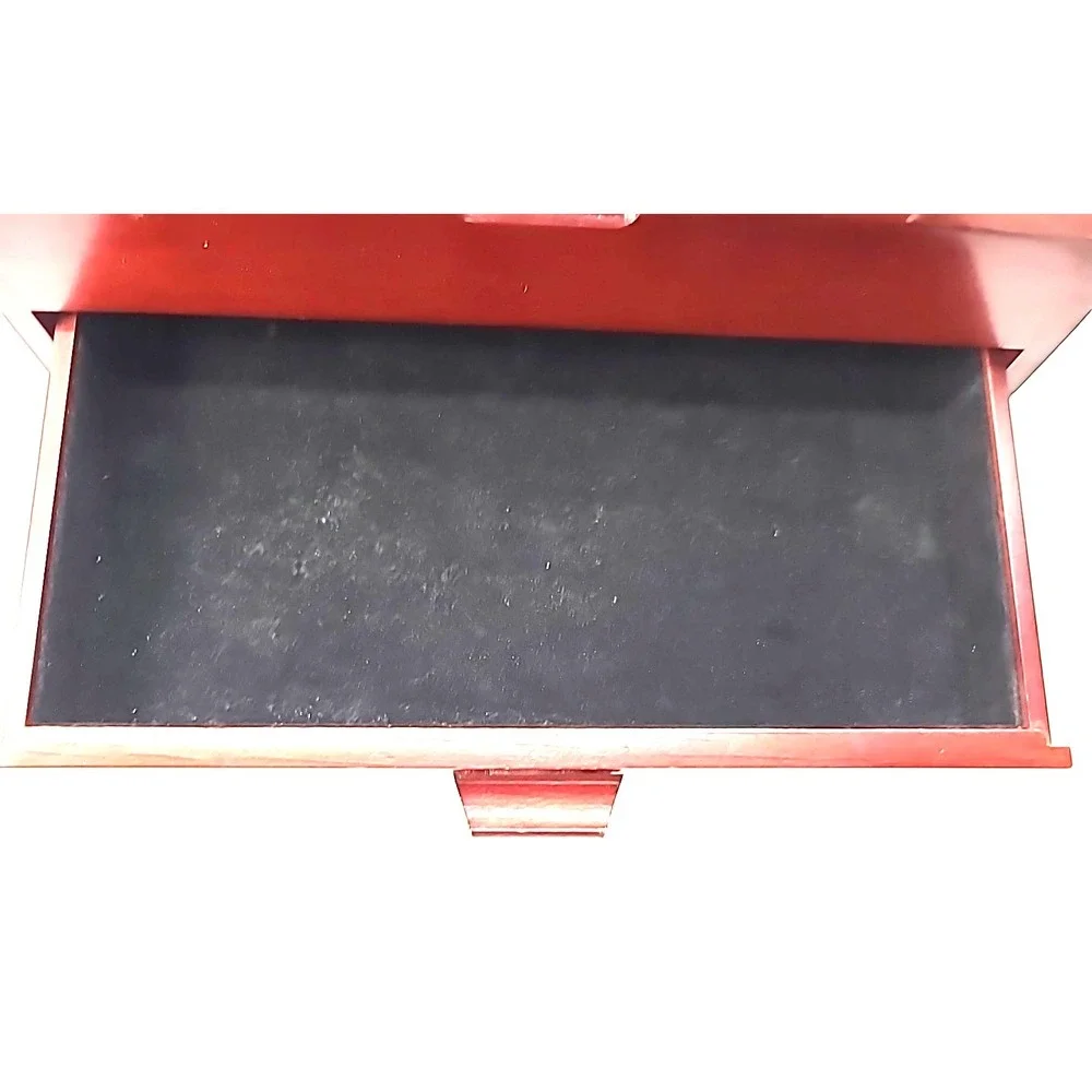 Vintage Small Wooden‎ Jewelry Chest of 3 Drawers